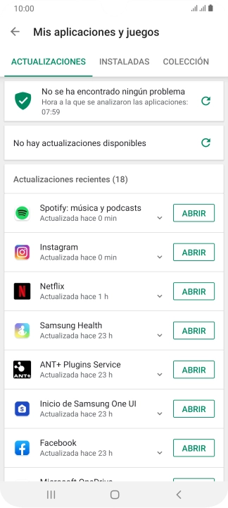 Pulsa INSTALADAS.