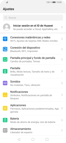 Pulsa Conexiones inalámbricas y redes.