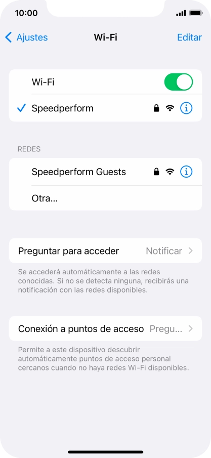 Desliza el dedo hacia arriba desde la parte inferior de la pantalla para terminar y volver a la pantalla de inicio. Desliza el dedo hacia arriba desde la parte inferior de la pantalla para terminar y volver a la pantalla de inicio.