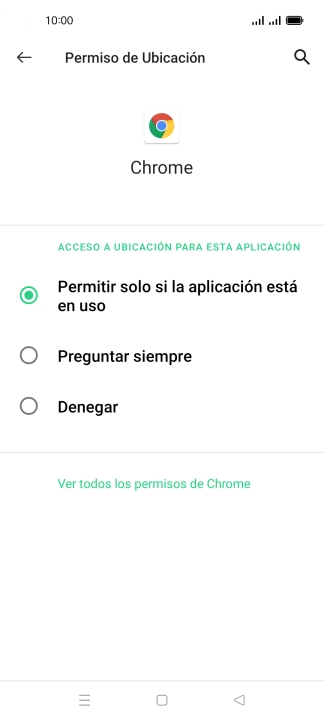 Pulsa el ajuste deseado. Pulsa el ajuste deseado.
