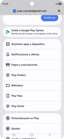 Pulsa Gestionar apps y dispositivo. Pulsa Gestionar apps y dispositivo.