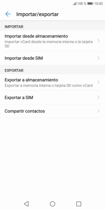 Pulsa Importar desde SIM. Pulsa Importar desde SIM.