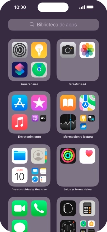 Pulsa la app deseada. Pulsa la app deseada.