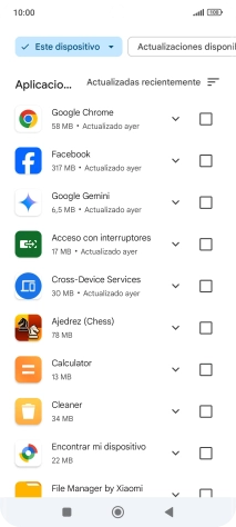 Pulsa la app deseada. Pulsa la app deseada.