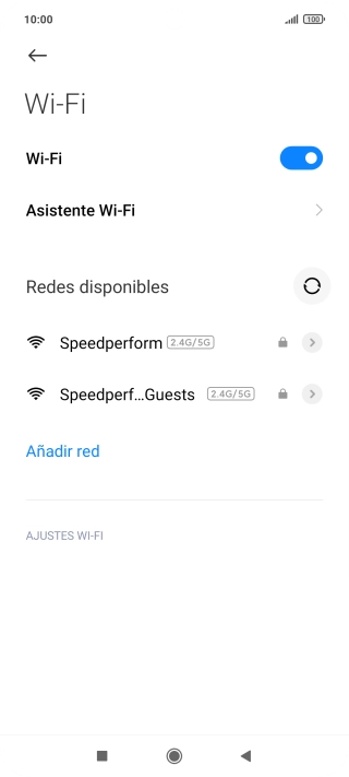Pulsa la red wifi deseada. Pulsa la red wifi deseada.