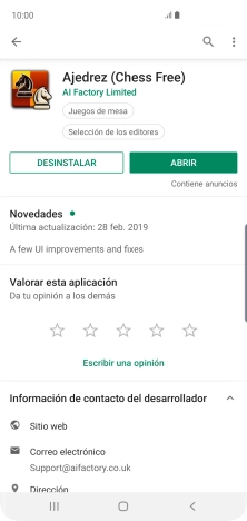 Pulsa DESINSTALAR. Pulsa DESINSTALAR.