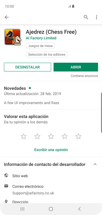 Pulsa DESINSTALAR. Pulsa DESINSTALAR.