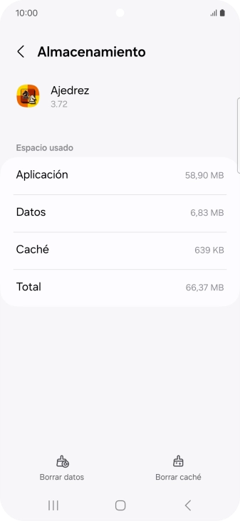 Pulsa Borrar caché. Pulsa Borrar caché.