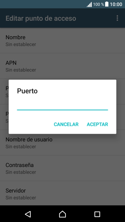 Introduce 80 y pulsa ACEPTAR. Introduce 80 y pulsa ACEPTAR.