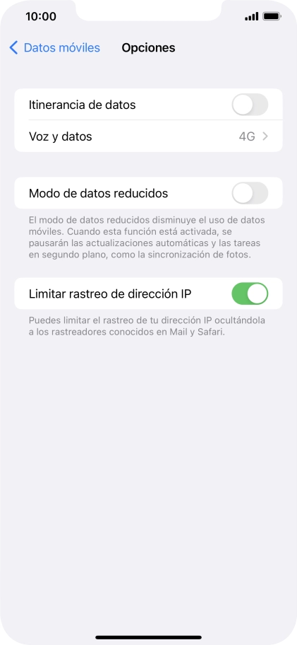 Pulsa el indicador junto a 