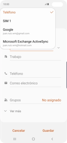 Pulsa Teléfono.