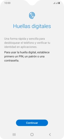 Pulsa Continuar.