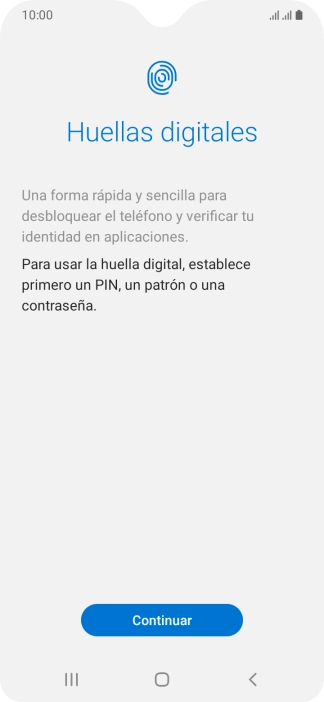 Pulsa Continuar.