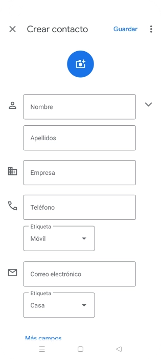 Pulsa Nombre e introduce el nombre deseado. Pulsa Nombre e introduce el nombre deseado.