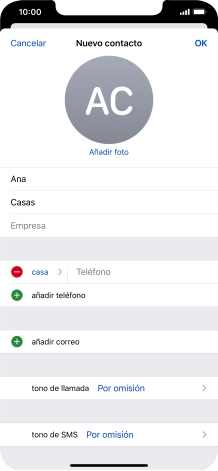 Pulsa Teléfono e introduce el número de teléfono deseado. Pulsa Teléfono e introduce el número de teléfono deseado.