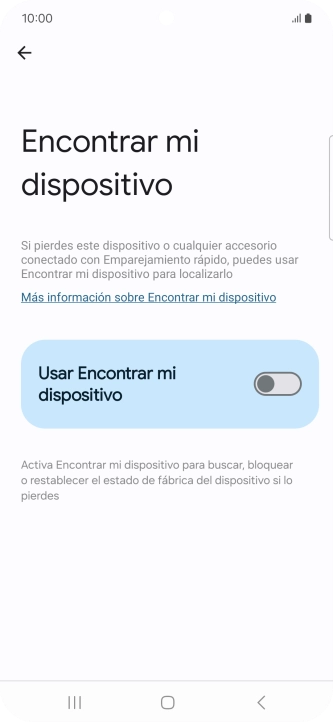 Pulsa el indicador junto a 