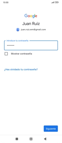 Pulsa Siguiente.