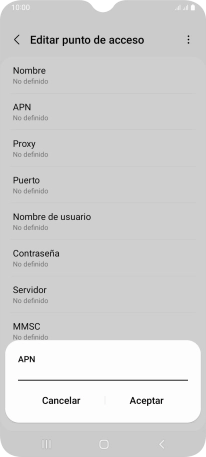 Introduce airtelwap.es y pulsa Aceptar. Introduce airtelwap.es y pulsa Aceptar.
