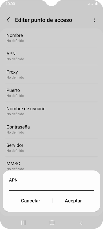 Introduce airtelwap.es y pulsa Aceptar. Introduce airtelwap.es y pulsa Aceptar.