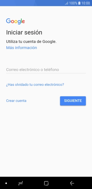 Si no tienes una cuenta de Google, pulsa Crear cuenta y sigue las indicaciones de la pantalla para ver cómo crear una cuenta nueva. Si no tienes una cuenta de Google, pulsa Crear cuenta y sigue las indicaciones de la pantalla para ver cómo crear una cuenta nueva.