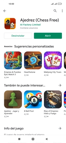 Pulsa la tecla de inicio para terminar y regresar a la pantalla de inicio. Pulsa la tecla de inicio para terminar y regresar a la pantalla de inicio.