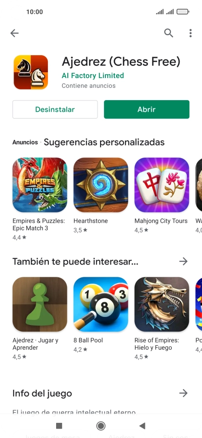 Pulsa la tecla de inicio para terminar y regresar a la pantalla de inicio. Pulsa la tecla de inicio para terminar y regresar a la pantalla de inicio.
