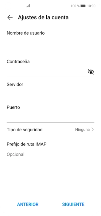 Pulsa Tipo de seguridad.