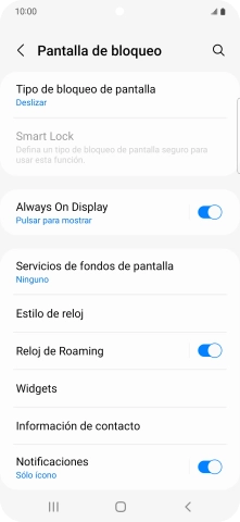 Pulsa Tipo de bloqueo de pantalla. Pulsa Tipo de bloqueo de pantalla.