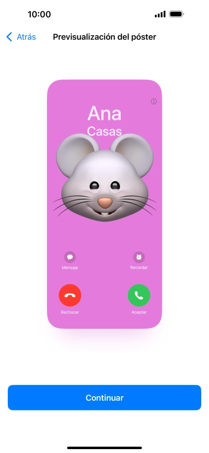 Pulsa Continuar. Pulsa Continuar.