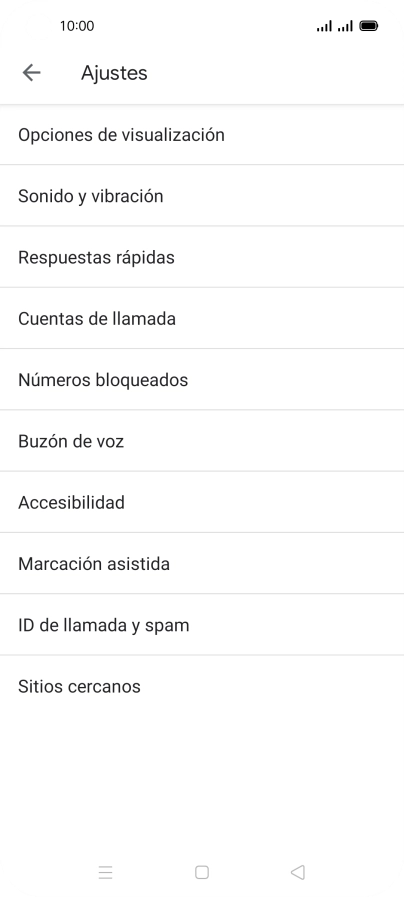 Pulsa Cuentas de llamada. Pulsa Cuentas de llamada.