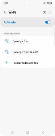 Pulsa la red wifi deseada.