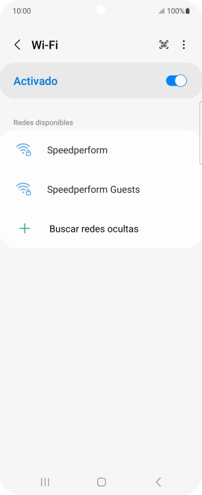 Pulsa la red wifi deseada.