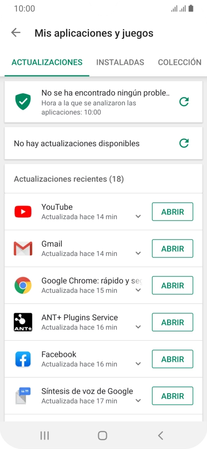 Pulsa INSTALADAS. Pulsa INSTALADAS.