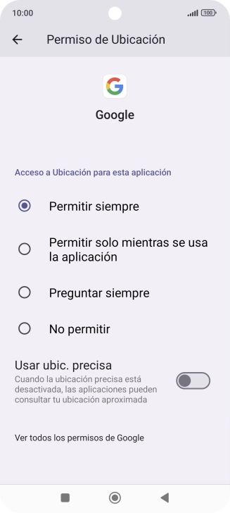 Pulsa el ajuste deseado. Pulsa el ajuste deseado.