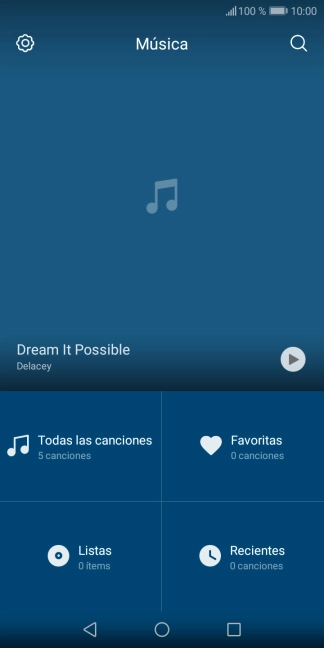 Pulsa Todas las canciones. Pulsa Todas las canciones.