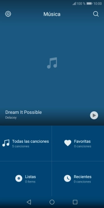 Pulsa Todas las canciones. Pulsa Todas las canciones.