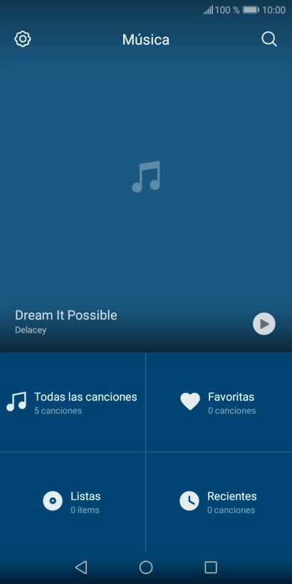 Pulsa Todas las canciones. Pulsa Todas las canciones.