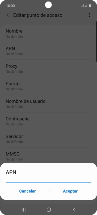 Introduce airtelwap.es y pulsa Aceptar. Introduce airtelwap.es y pulsa Aceptar.
