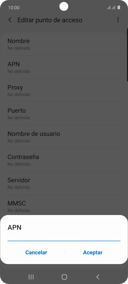 Introduce airtelwap.es y pulsa Aceptar. Introduce airtelwap.es y pulsa Aceptar.