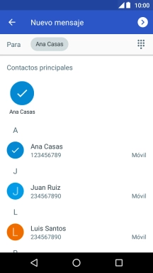 Pulsa la flecha hacia la derecha. Pulsa la flecha hacia la derecha.