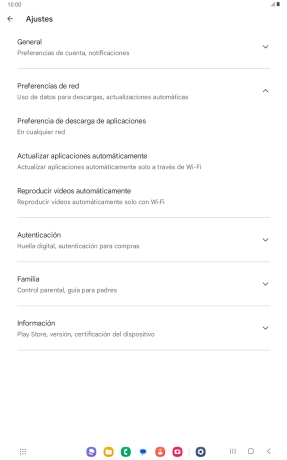 Pulsa Actualizar aplicaciones automáticamente. Pulsa Actualizar aplicaciones automáticamente.