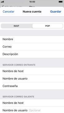 Pulsa Guardar. Ahora se ha configurado tu cuenta de correo electrónico. Si deseas seleccionar más ajustes del servidor de correo de entrada o de salida, continúa con los pasos siguientes. Pulsa Guardar. Ahora se ha configurado tu cuenta de correo electrónico. Si deseas seleccionar más ajustes del servidor de correo de entrada o de salida, continúa con los pasos siguientes.