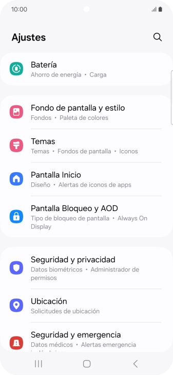 Pulsa Ubicación. Pulsa Ubicación.
