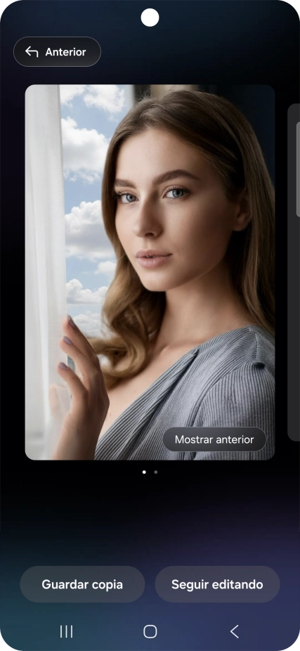 Pulsa Guardar copia si deseas guardar la fotografía o imagen propuesta que se ha generado. Pulsa Guardar copia si deseas guardar la fotografía o imagen propuesta que se ha generado.