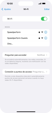 Pulsa la red wifi deseada e introduce la contraseña de esta red. Pulsa la red wifi deseada e introduce la contraseña de esta red.