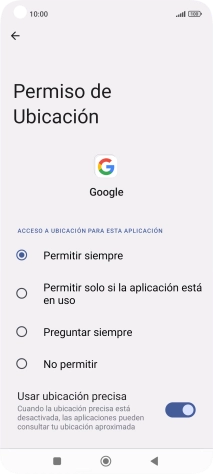 Pulsa el ajuste deseado. Pulsa el ajuste deseado.