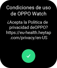 Pulsa el icono de aceptar. Pulsa el icono de aceptar.
