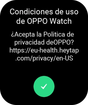 Pulsa el icono de aceptar. Pulsa el icono de aceptar.