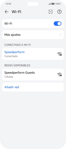 Desliza el dedo hacia arriba desde la parte inferior de la pantalla para terminar y volver a la pantalla de inicio.