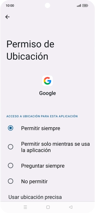 Pulsa el ajuste deseado. Pulsa el ajuste deseado.